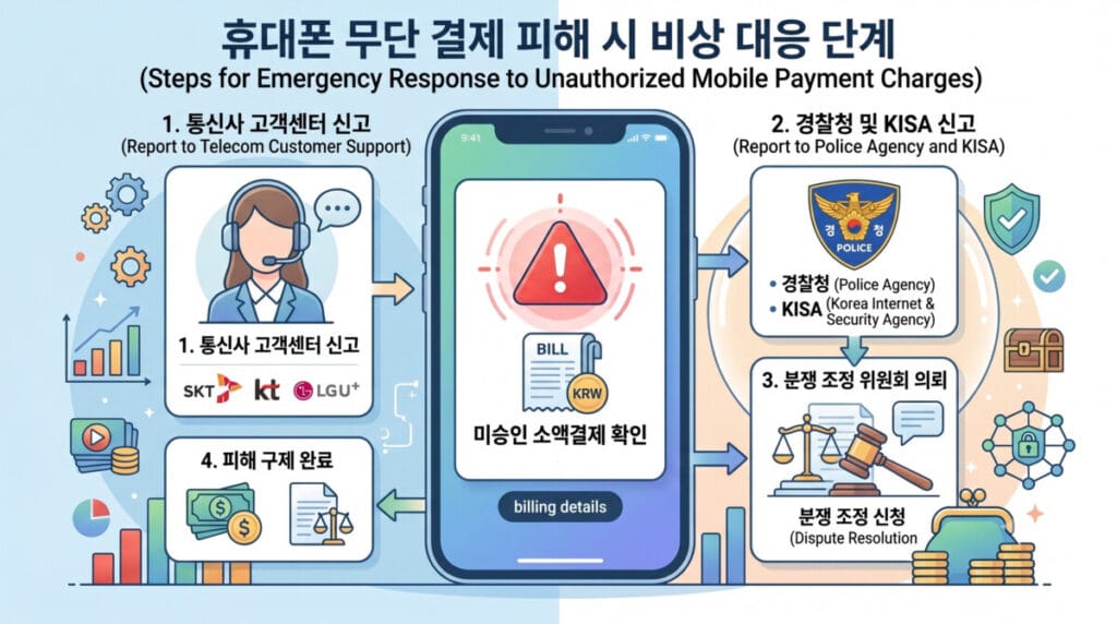 소액결제 부정결제시 대응방법