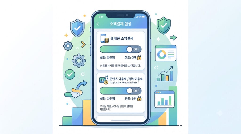 소액결제 콘텐츠 이용료 차이